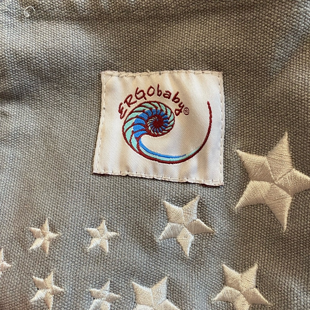 Gray Star Embroidered